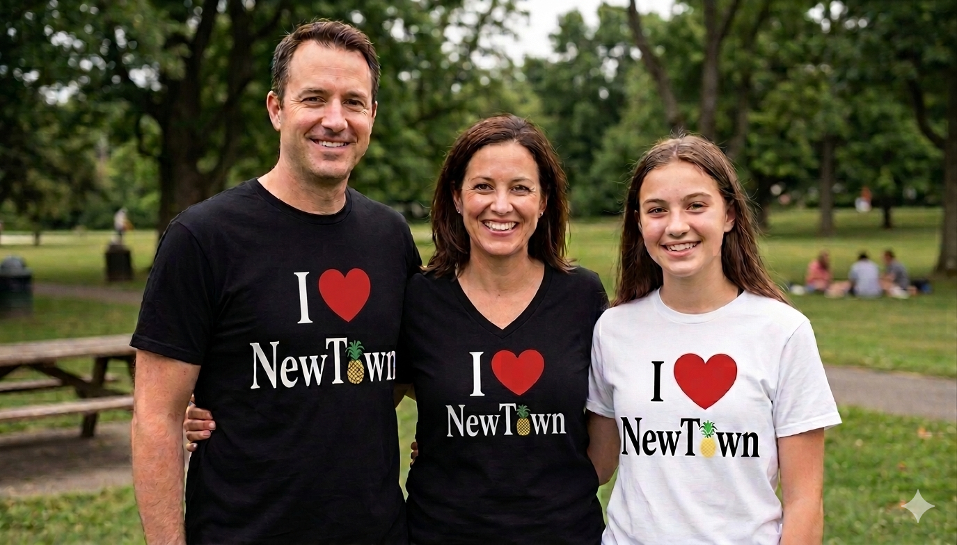 NewTown Short Sleeve Crew Neck T-Shirt