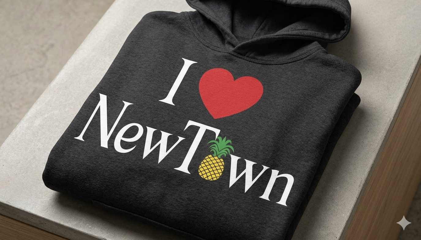 NewTown Sweatshirt Hoody or Crew
