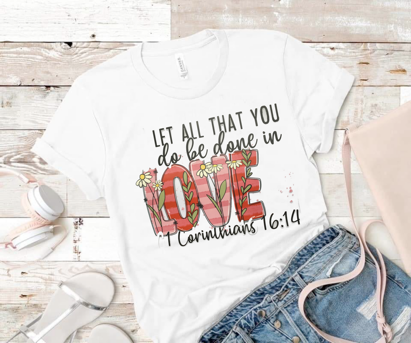 Valentine's Day Tee Done in Love