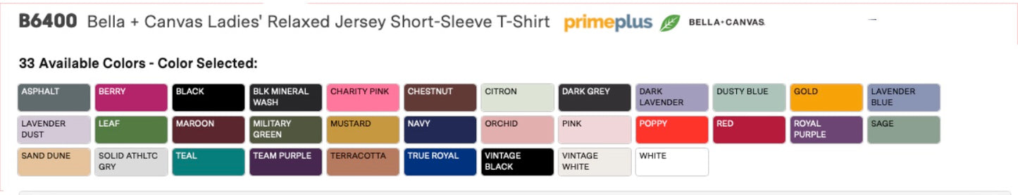 Ladies' Relaxed Fit Cotton Tee