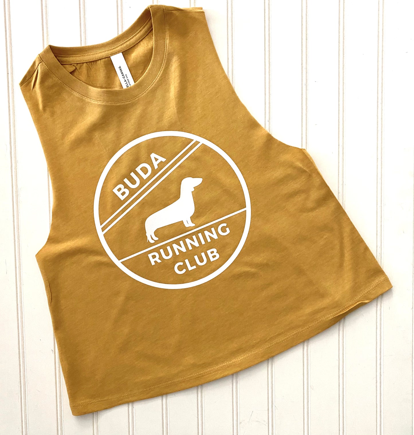 Ladies' Cropped Racerback Tank - Customizable