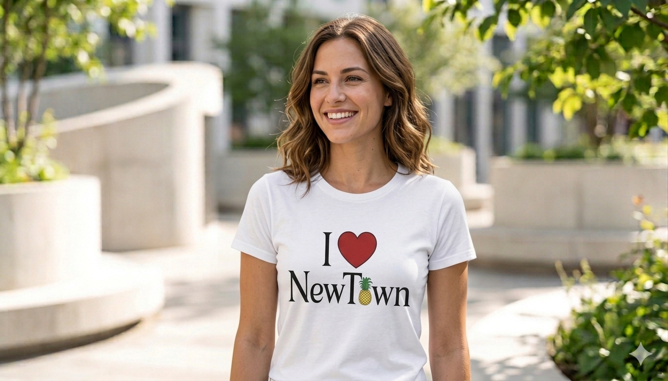 NewTown Short Sleeve Crew Neck T-Shirt