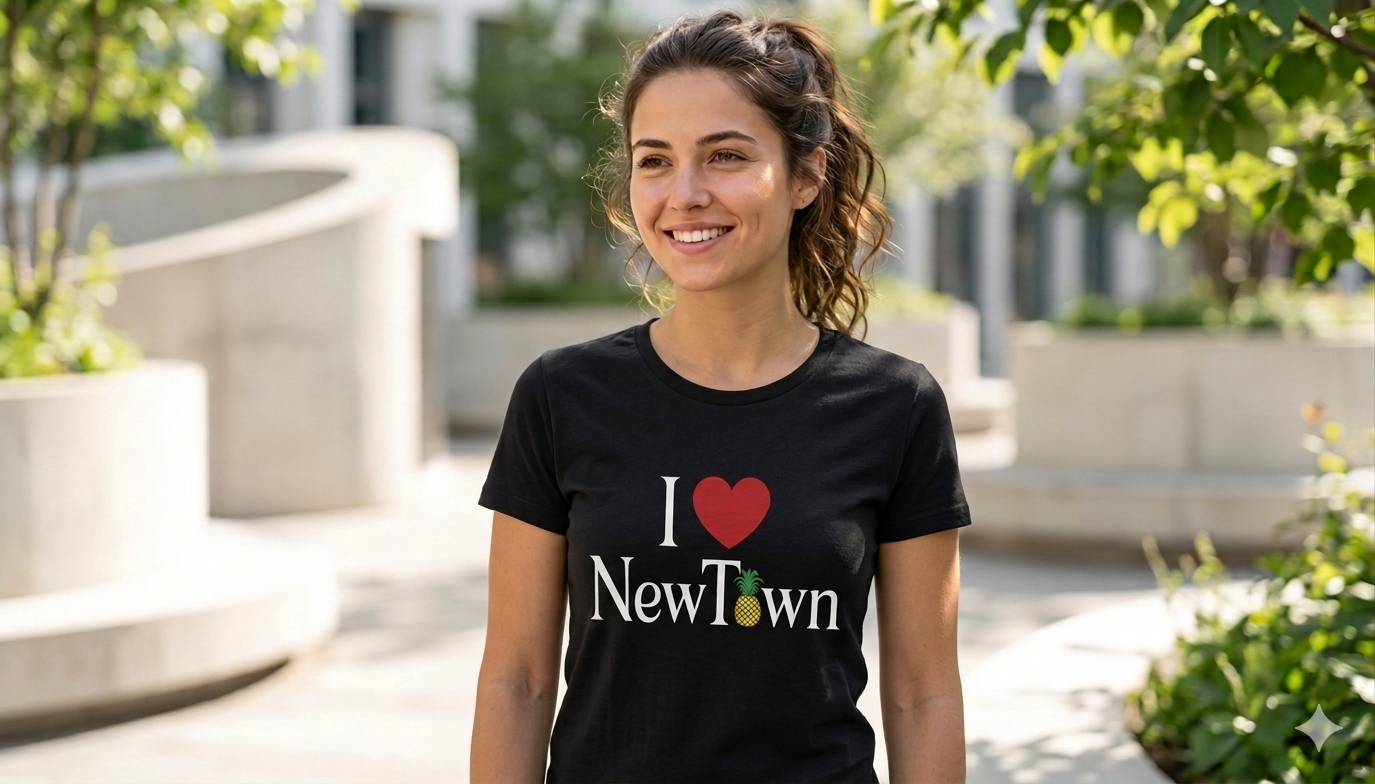 NewTown Short Sleeve Crew Neck T-Shirt