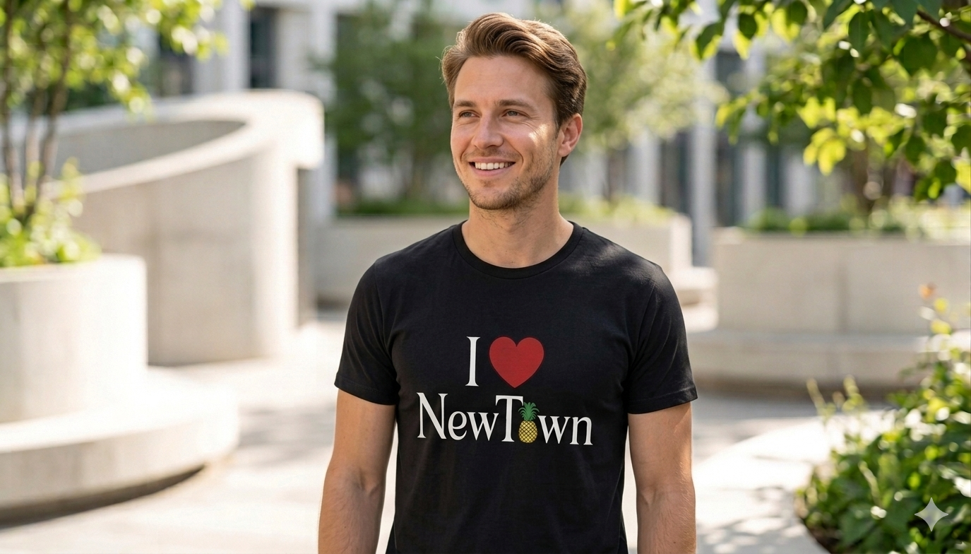 NewTown Short Sleeve Crew Neck T-Shirt