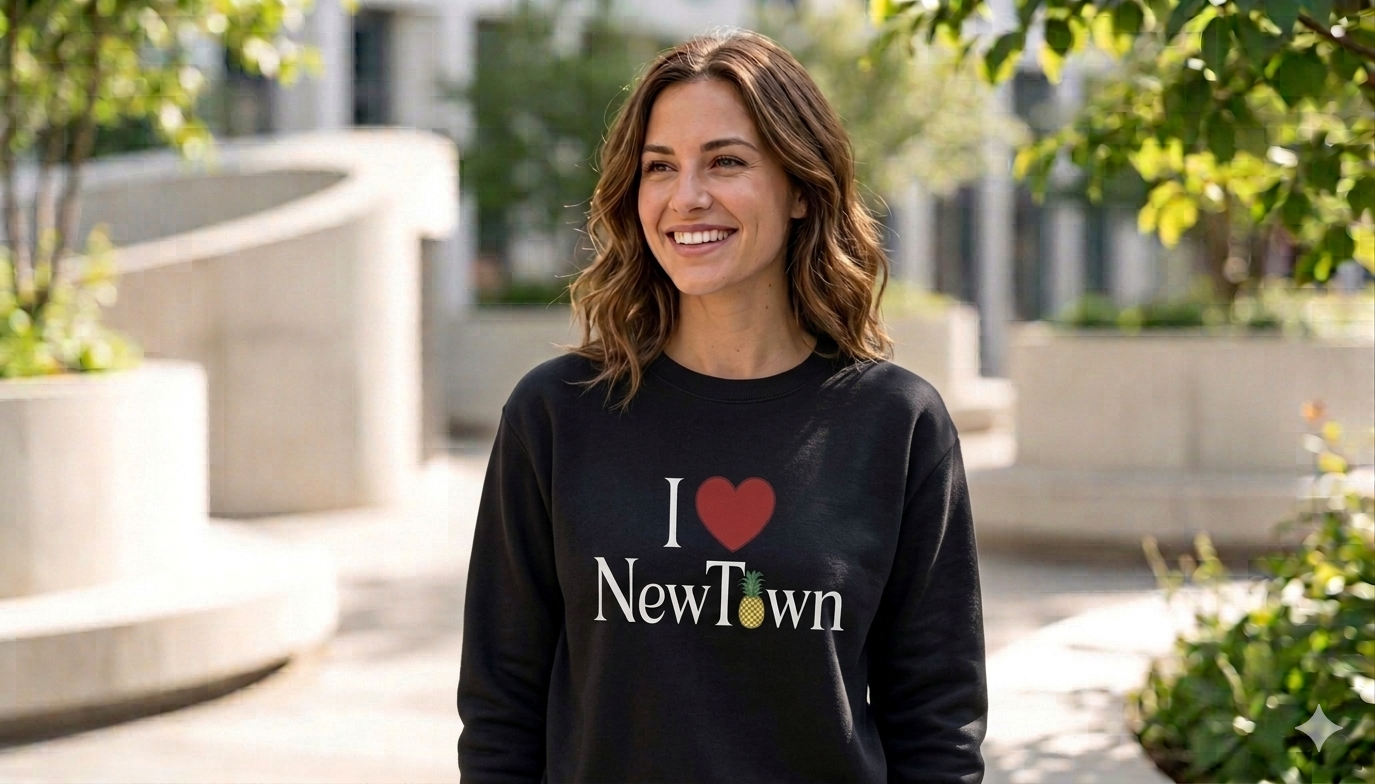 NewTown Sweatshirt Hoody or Crew