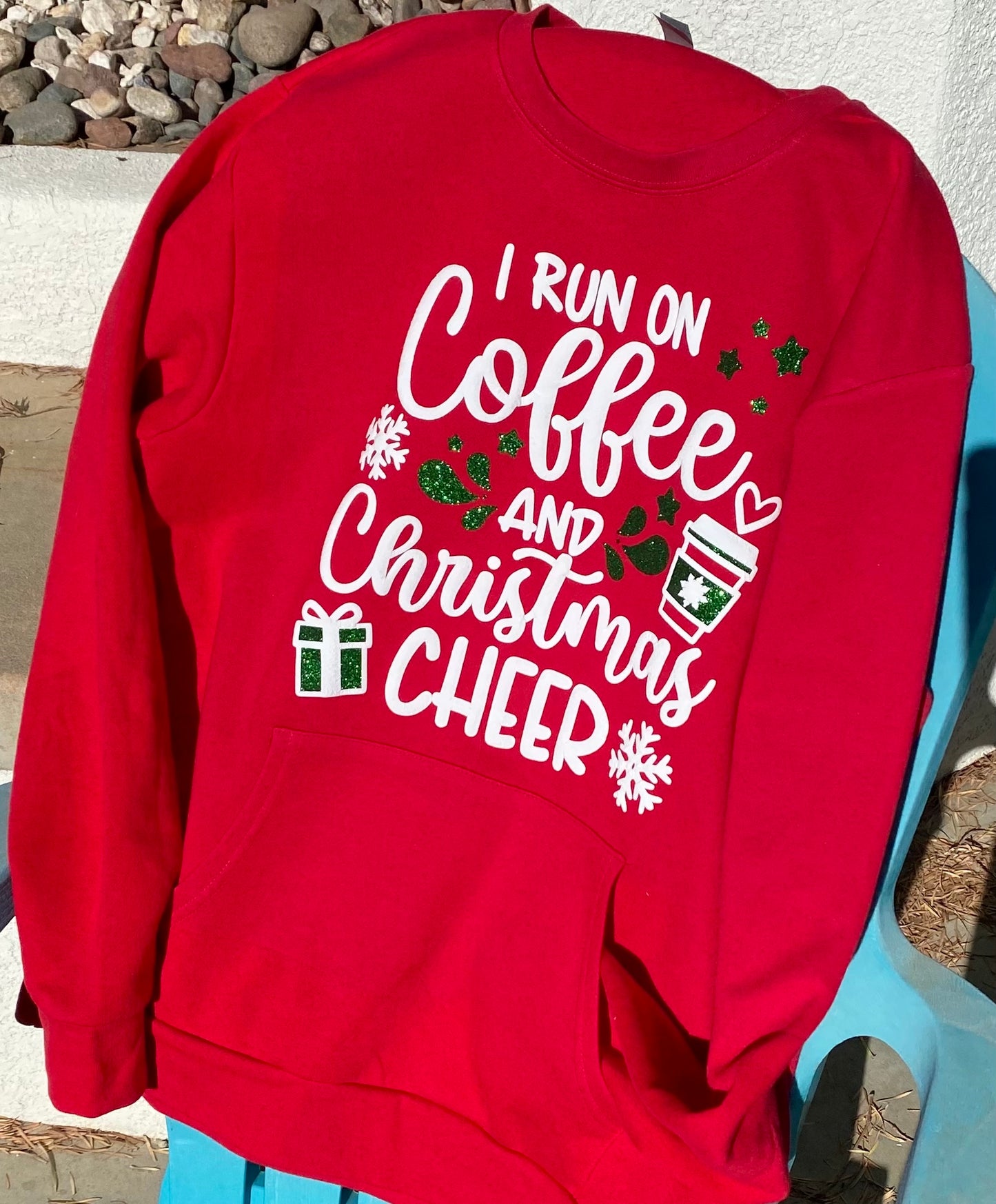 Coffee and Christmas Cheer Sweatshirt