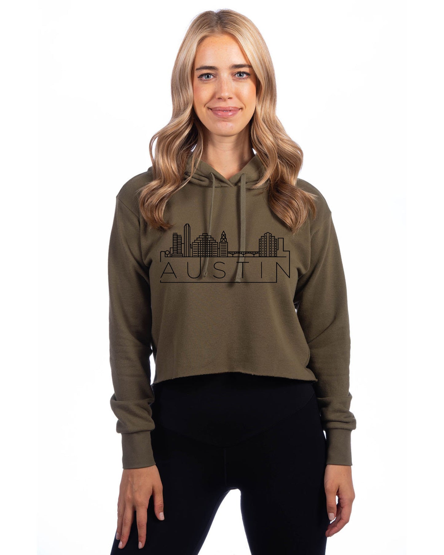 CityScape LS Cropped Hoodie Austin