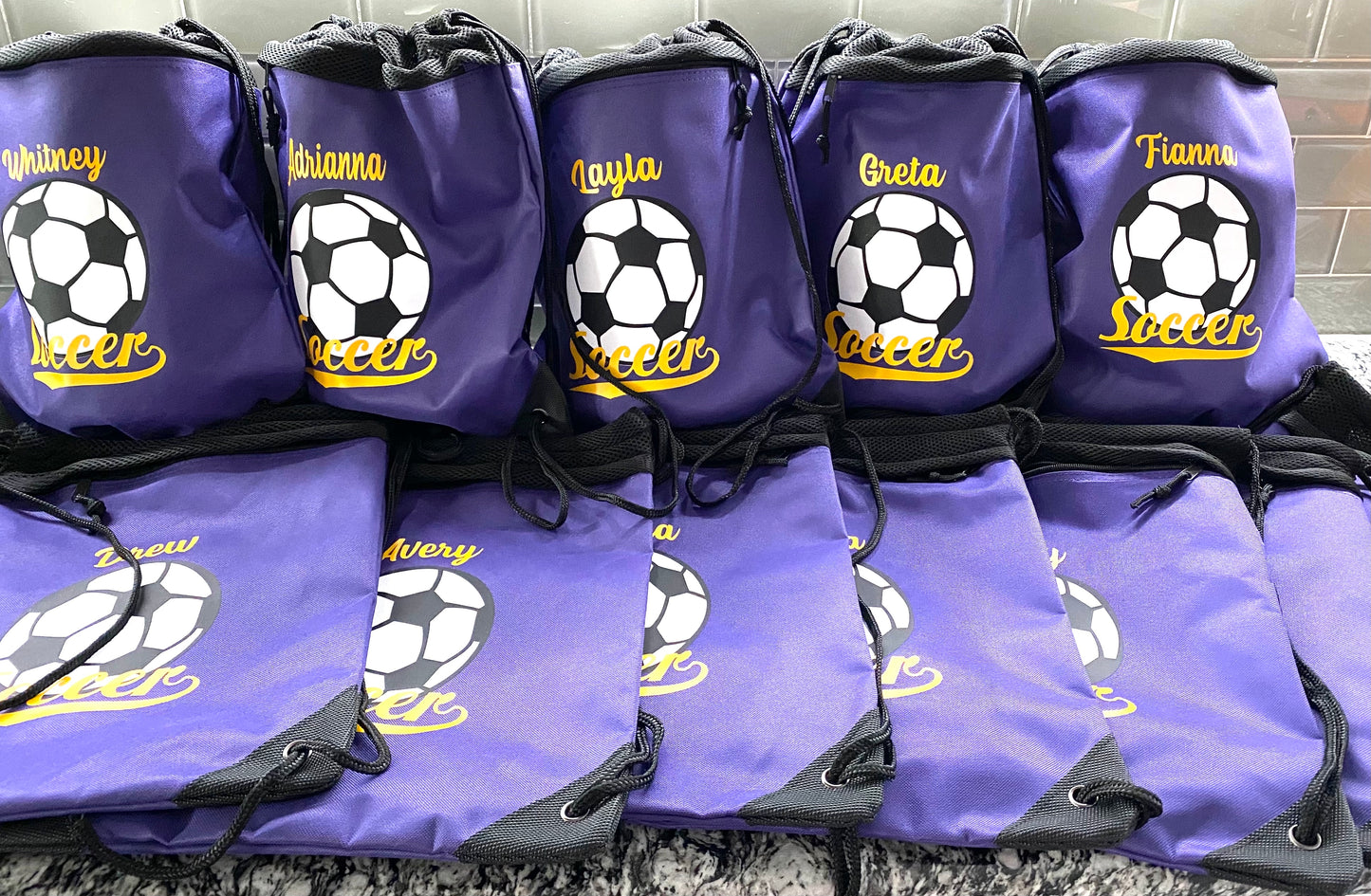 Soccer Cinch Bag Team Bags